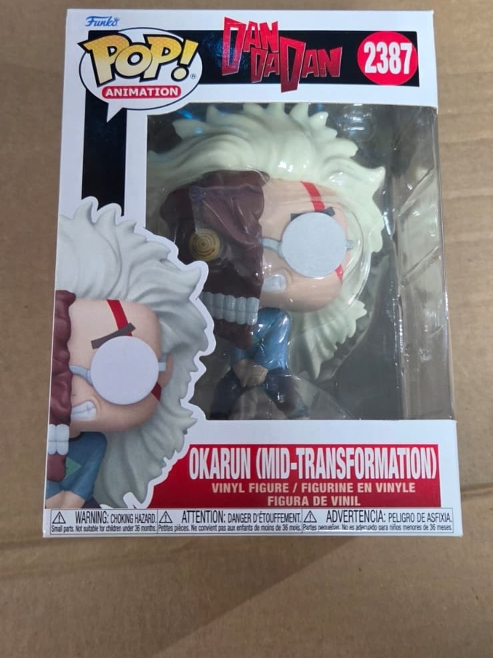 Funko Pop! Animation Okarun (Mid-Transformation) Vinyl Figure - White & Brown